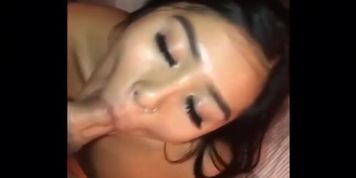 Beautiful Asian Gf Blowjob  cumshot