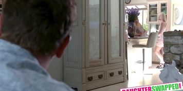 Aria Lee , Stevie Grey In Scary Movies And Swapping Daughters