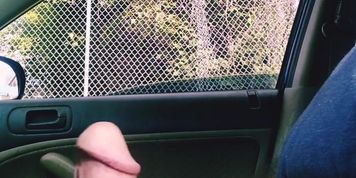 Teen loves to look at dickflash in slow motion