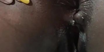 Gaping uses black ass (Tania Amazon)