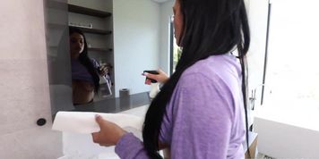 Principal Has A Talk With My Mother While I Pounds Her From Behind (Mona Azar)