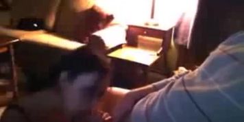 Amazing brunette likes to demonstrate her skills in sucking a cock for cum