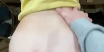 Blonde College Girl Loves Bwc In Her Tight Pussy Until I Cum On Her Ass