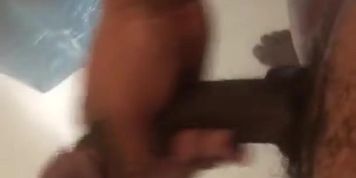 Quincy Styles BBC Solo in the shower 