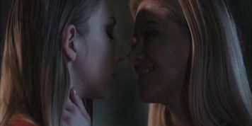 Horny stepmom makes her teen stepdaughters pussy so wet