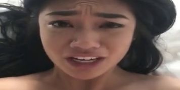 Thicc Asian girlfriend fucked and facialed POV