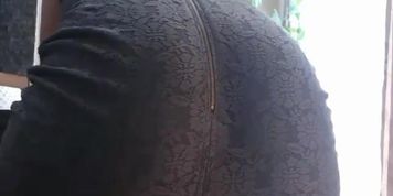 Hot tight dress tease with big booty porn webcam