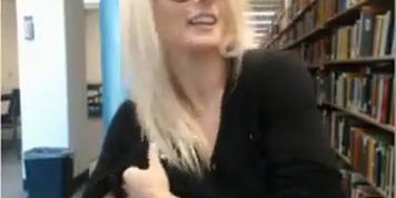 Library Cam Girl gets Caught