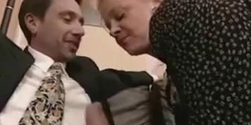 Granny and Milf in Stockings Fuck