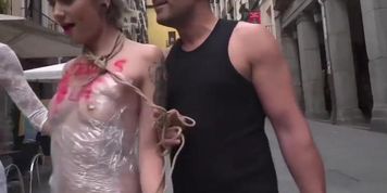 Tiny Newbie Yunno X Stripped, Shamed, and Fucked in Public