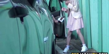 PISS JAPAN TV - Asian lady peeing in her work clothes