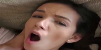 Teen girl big tits getting fucked real rough cum all over pussy and ass