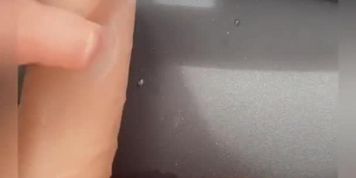 Fucking myself in my car at a truck stop while being watched 