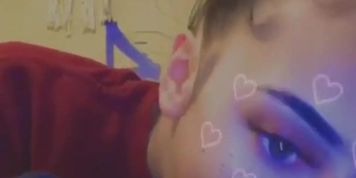 Tiny Dani looks sexy sucking my bbc like this