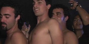Sexy dude in a hot anal action