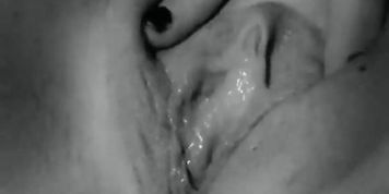 Sexy wet pussy close up