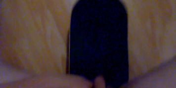 Chubby  Skater sits naked on skateboard (white socks)