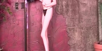 Skinny Brunette Spreads Her Tight Pussy With Shaking Fingers And A Dirty Grin (TightPussyFuck)