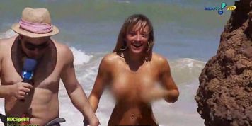 Funny report on brasilian nudist beach