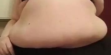 bbw touching herself