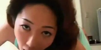 Japanese girl with huge tits - video 2