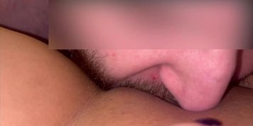 Getting my pussy licked, sucked, and worshipped by my submissive boyfriend! Pussy worship
