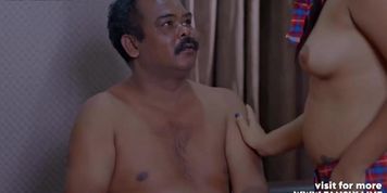 Skinny Indian Busty Schoolgirl & Her Old Teacher