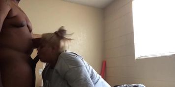 BLONDE BBW TAKES BBC 