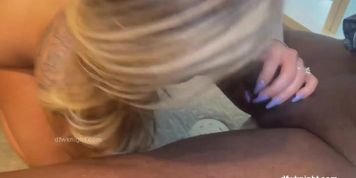 Blonde In A BBC Threesome And Creampie