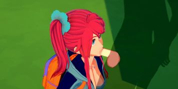 Pokemon - Skyla Challenges you to Creampie her Multiple Times