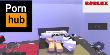 This male roblox user was really desperate! So this hottie with an UwU mask helped him cum!