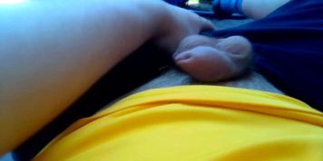 I Show my cock in a garden