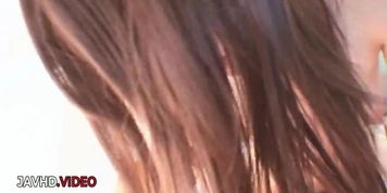 Passionate Japanese Goddess Miu Shinohara Caresses Her Hairy Pussy With Desire