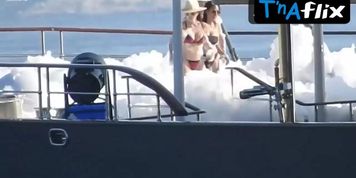 Lauren Sanchez Thong,  Bikini Scene  in Lauren Sanchez Clad Foam Party
