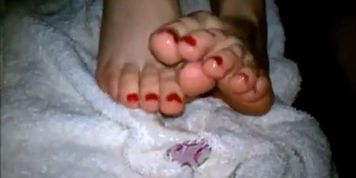 footjob cumshot compilation - video 1