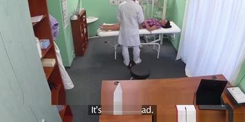 Euro patient pussylicks and fingers nurse
