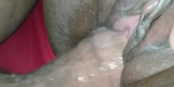 21 yr old black teen squirt on my BBC