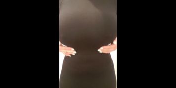 Mature lady with big BOOBS gets her tits out. She wants to know do you want to fuck her hugeTitties