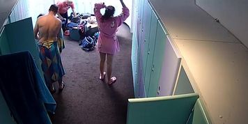 Hidden camera in the locker room 11