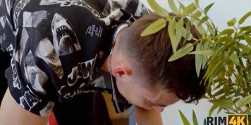 RIM4K. Guys ass never was licked until sex with these naughty chicks
