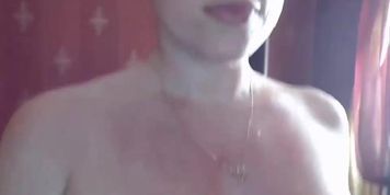 Incredible big boobs brunette camgirl 2