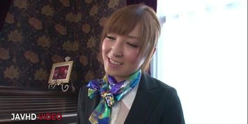Lustful Hikaru Shiina Gives Blowjob Then Takes Creampie While Wearing Stockings