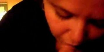 BBW amateur sucking cock on webcam
