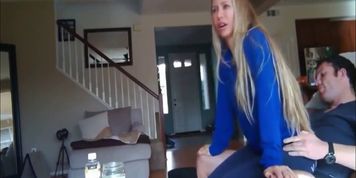 sexy blonde milf with big ass ride my cock after I date her at tosexxx. com