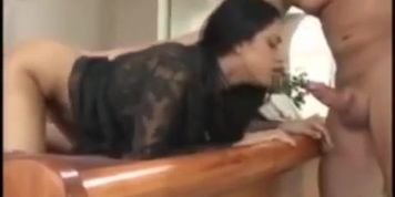 Ice La Fox piercing blowjob
