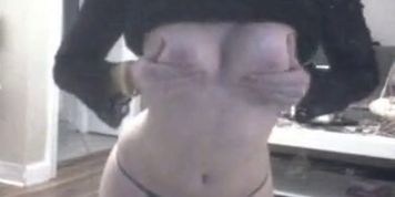 Tight teen exploring her beautiful body - video 1