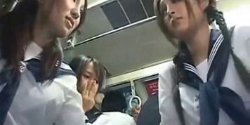 cute schoolgir on bus geek 02