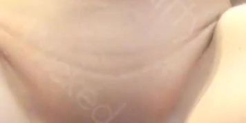 Dirty girl fucks herself right out of the shower