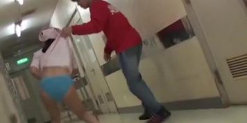 Nurse in blue panty got into the dirty sharking story