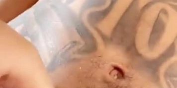 NLE Chilpancingo gets guan cock played with by girlfriend  (Blasian Blasian)